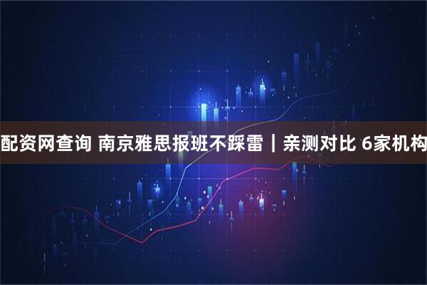 配资网查询 南京雅思报班不踩雷｜亲测对比 6家机构